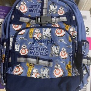 Pottery Barn Kids Blue Star Wars Droid Backpack